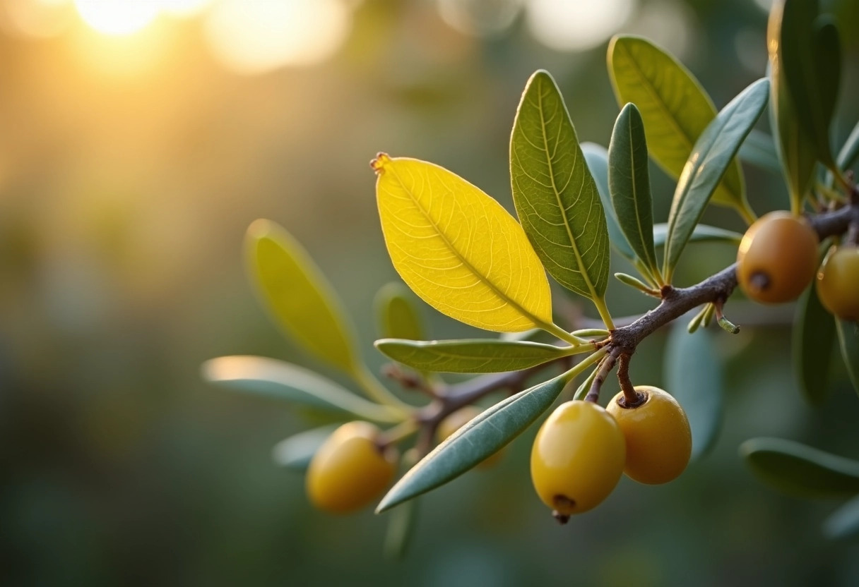 feuille jaune