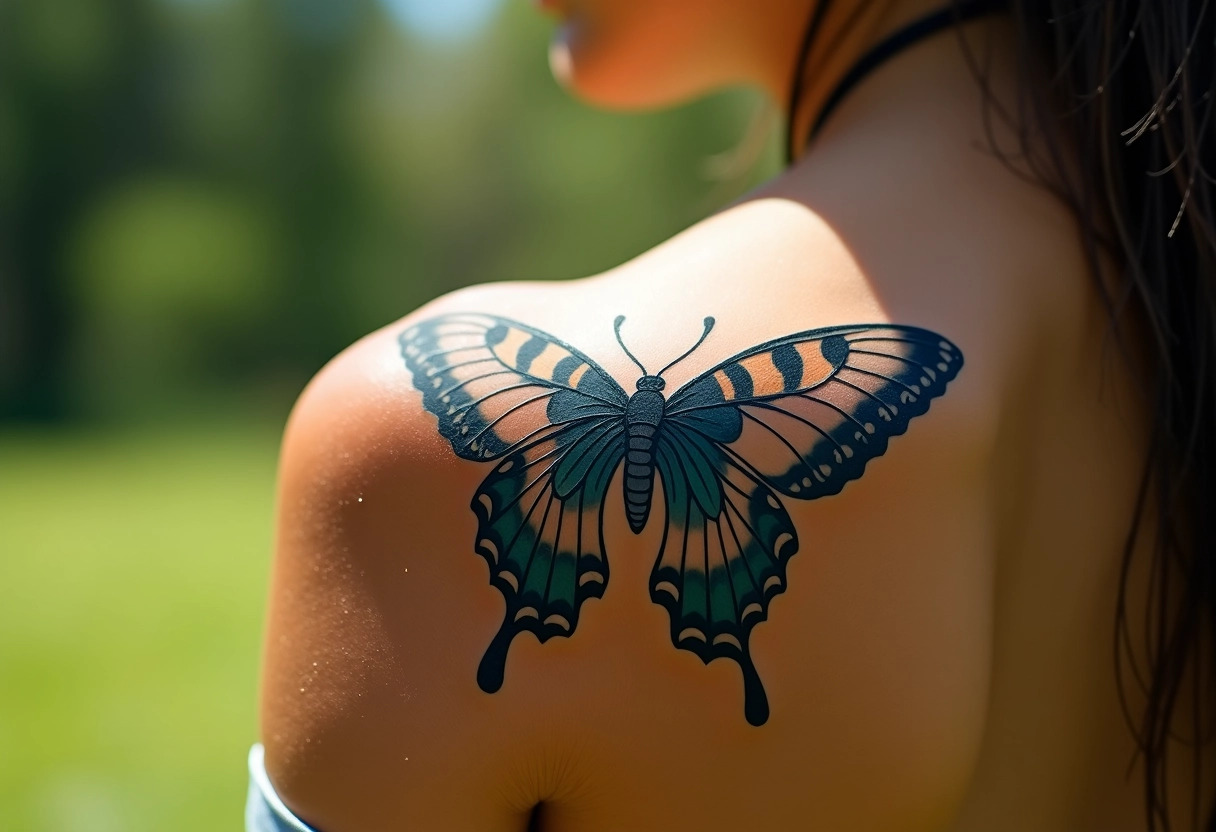 tatouage papillon