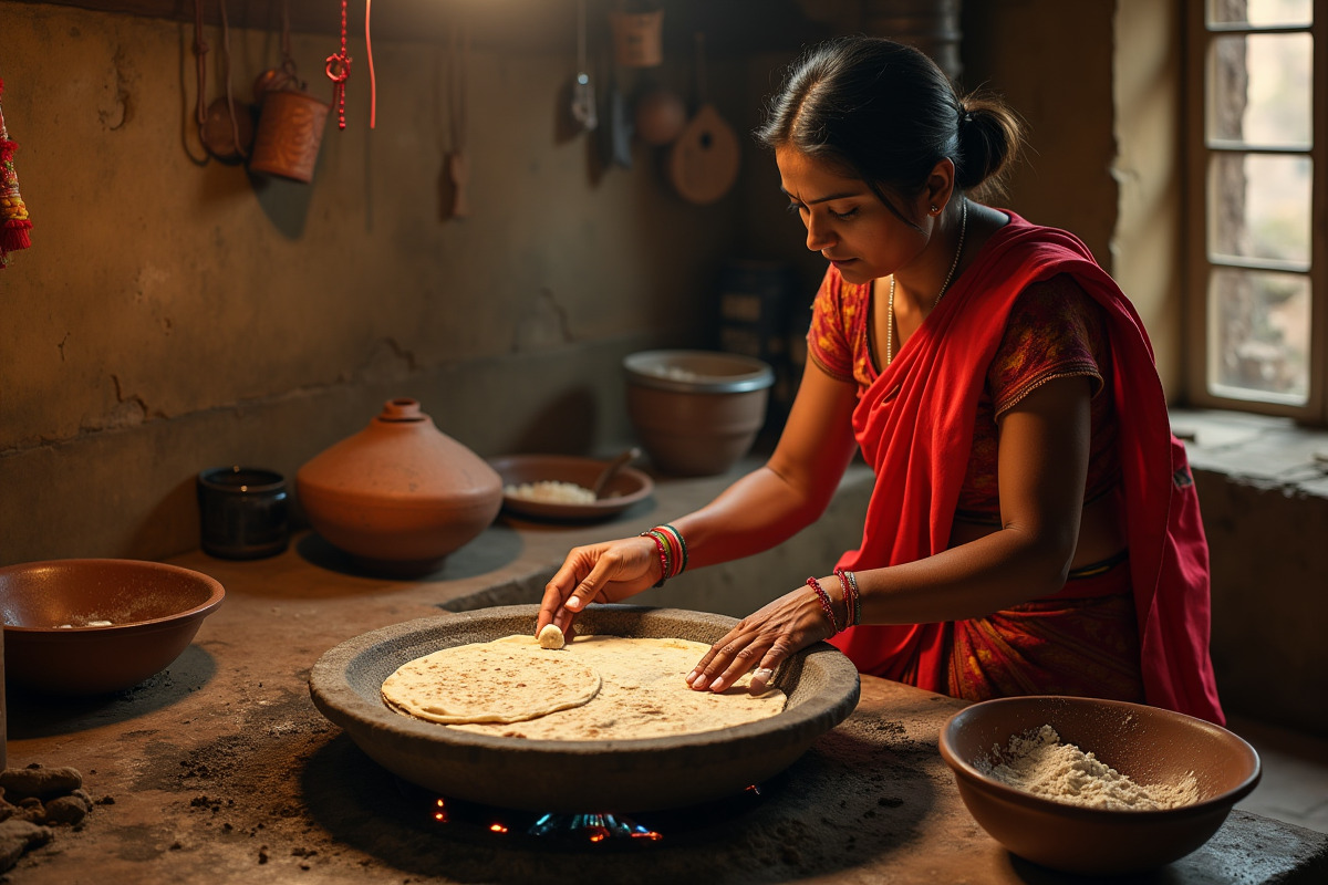 chapatis traditionnels