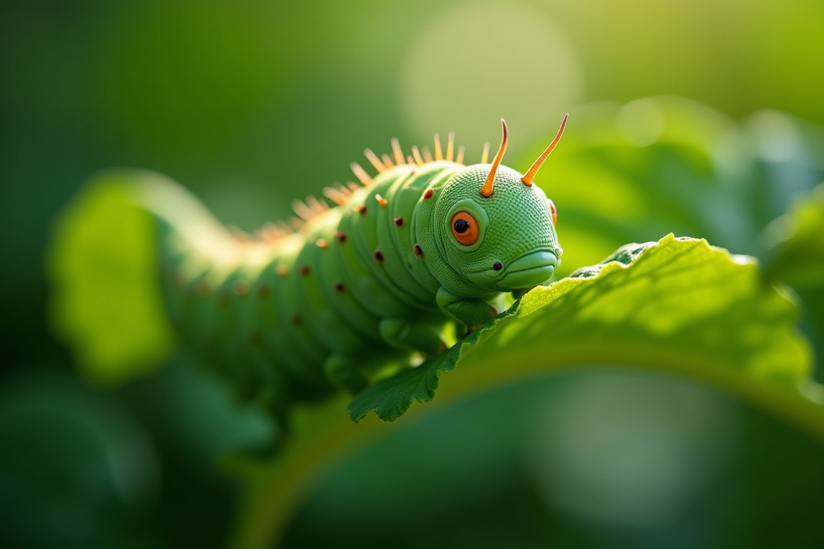 chenille verte